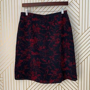 Hunt Club Floral sheath skirt Y2K 2000s 90s witch witchy whimsigoth whimsy goth